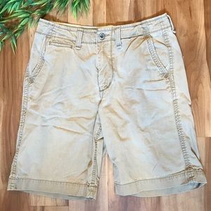 American Eagle Longer Length Shorts | Tan